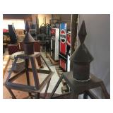 2 Vintage Architectural Copper Street Light/Lamps?