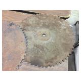 3 Vintage Large Saw Blades 22"-29"