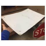 Construction Entrance Aluminum Sign 36" x 24"