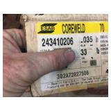 3 Spools ESAB Coreweld 70 Welding Wire - 243410206