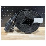 25 Foot Lay Flat Hose 1 1/4 Inch Cam Lock Fittings