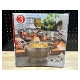 3 Piece Colander Set