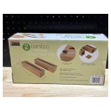 Bamboo Food Wrap Dispenser Set