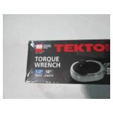 Tecktron 1/2in torque wrench...