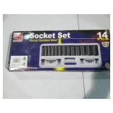 14pc 1/2 in drive Chrome Vanadium S...