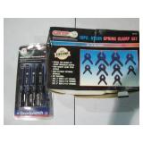 10pc Nylon spring clamp set, 4pc mi...