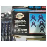 10pc Nylon spring clamp set, 4pc mi...