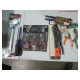 Lot of assorted wrenches and pliers...