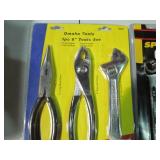 3pc 8in Pliers & Wrench set, 6pc SA...