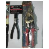Aviation snips, variety of pliers p...