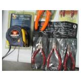 Aviation snips, variety of pliers p...