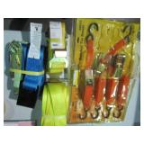 4pc 1in×15ft ratchet strap set (mi...