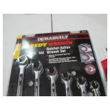 6pc SAE ratcheting wrench set plus ...