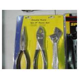 3pc wrench and pliers set, 6pc SAE ...
