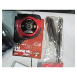 1/4in drive ratchet, safety eyewear...