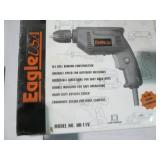 Eagle 3/8in keyless hand drill, 3pc...