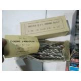 Lot of 3/8in drill bits with and wi...