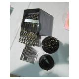 Assorted drill bits in a variety of...
