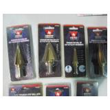 Lot of titanium step style drill bi...