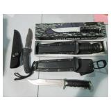 Lot of 2 Fury 60026 fixed blade hun...