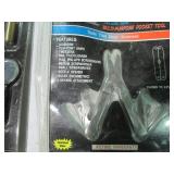 Leather work gloves, tape measure, ...