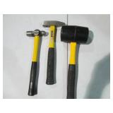 Rubber Mallet, ball-peen and weldin...