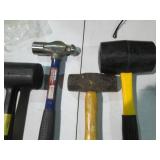 Mallets, ball-peen and sledgehammer...