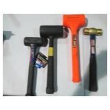 Dead-Blow mallets and brass head ha...