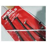 4pc Roll-Head Pry bar set (8in to 2...