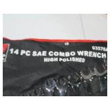 14pc High Polished SAE Combination ...