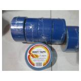 6-Rolls of 2in × 20yd of duct tape...