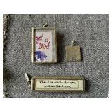 Jewelkade Aqua Bead Necklace and Charms - "Dancing Queen"