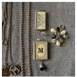 Jewelkade "M" Charms, Metal Bead Necklace & more.