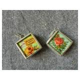 Jewelkade Green & White Beaded Necklace and Charm