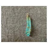 Two Beaded Necklaces, Fender Guitar Pick Necklace and Sea Glass wrapped Charm