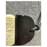 Two Beaded Necklaces, Fender Guitar Pick Necklace and Sea Glass wrapped Charm