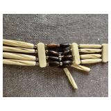 Two Beaded Necklaces, Fender Guitar Pick Necklace and Sea Glass wrapped Charm