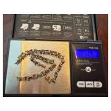 14K Yellow Gold Multi Color Stone Bracelet