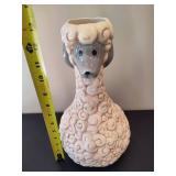 Ceramic Lamb Tall Flower Vase