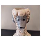 Ceramic Lamb Tall Flower Vase