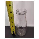 Milk Bottles in Wooden Tray w/ Handles