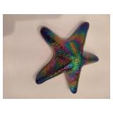 John Cook Art Glass - Starfish Paperweight