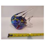 Glass Angelfish Paperweight