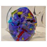 Glass Angelfish Paperweight
