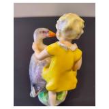 Vintage Royal Worcester Goosie Goosie Gardener Figurine