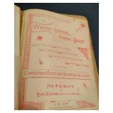 RARE Whitehouse Cookbook - Printed in 1887