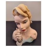 Cameo Girls Lady Vases "Blythe" Blonde Enchantress - 1953 - in Original Box