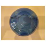 Vintage Murano Blue/Green Glass Bowl
