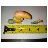 Vintage Hand-Carved Stone Toucan Figurines