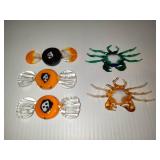 Halloween Themed Glass Candy and Two Glass Crabs